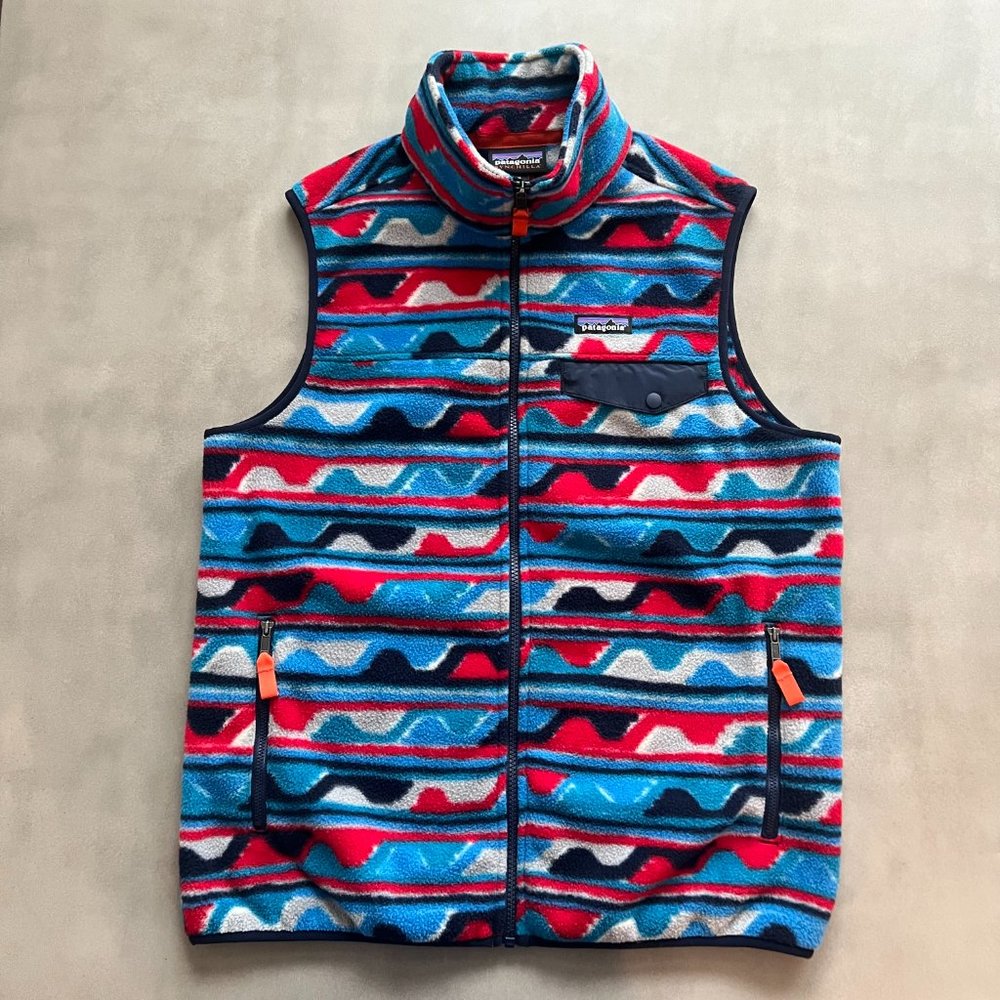 Men's Patagonia Synchilla Patterned Vest - Size M